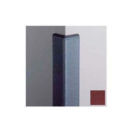 Pawling Surface Mounted Corner Guard 90Deg, 2'' Wings, 8'H W/Caps, Cordovan CG-20R-8-380